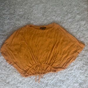 F21 Contemporary Yellow Blouse